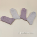 Longs chaussettes de sport de fil de plume